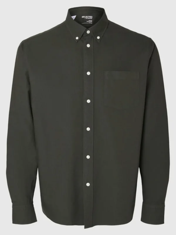 Skjorter>SELECTED OXFORD SKJORTE Green