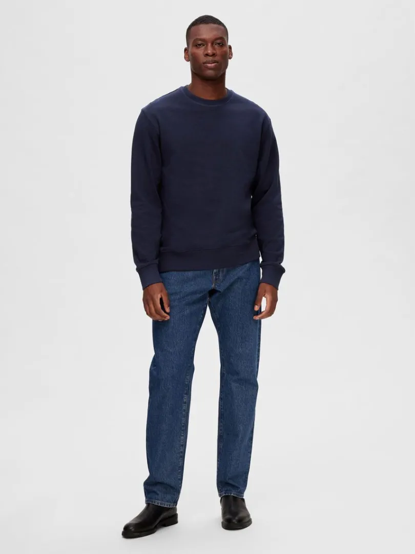 pak_bomuld_sweatshirt_2.webp Hættetrøjer & Sweatshirts>SELECTED 2-PAK BOMULD SWEATSHIRT Blue