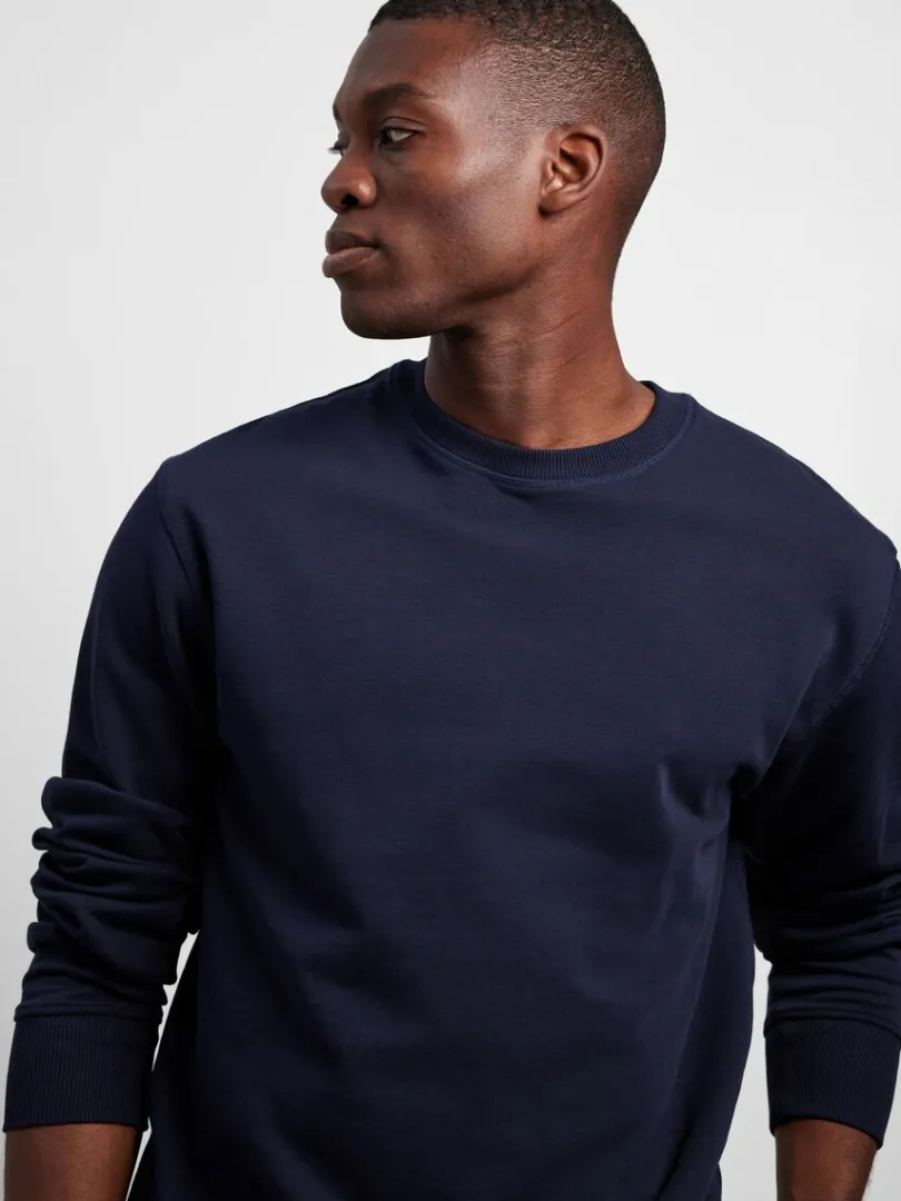 pak_bomuld_sweatshirt_3.webp Hættetrøjer & Sweatshirts>SELECTED 2-PAK BOMULD SWEATSHIRT Blue
