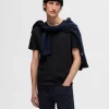 T-shirts>SELECTED 3-PAK BOMULD T-SHIRT Black