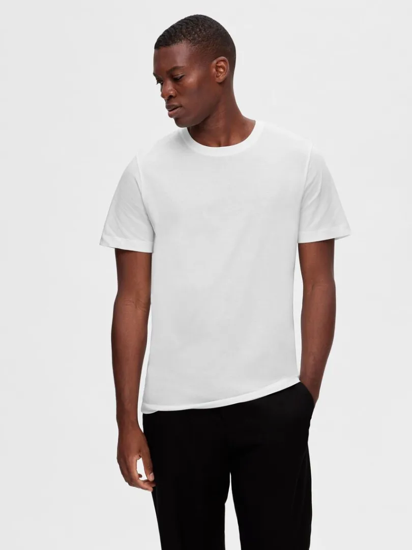 pak_bomuld_tshirt_0-5.webp T-shirts>SELECTED 3-PAK BOMULD T-SHIRT Black