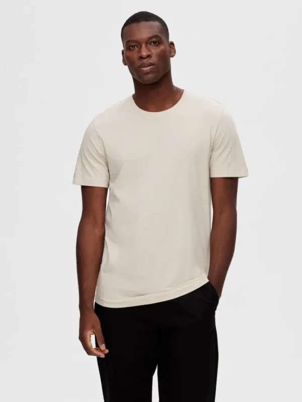 T-shirts>SELECTED 3-PAK BOMULD T-SHIRT Blue