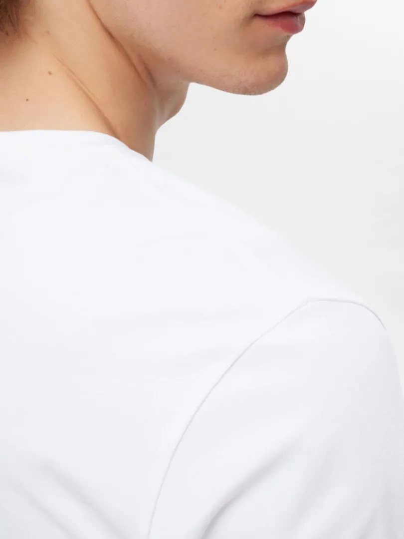 pak_bomuld_tshirt_3-3.webp T-shirts>SELECTED 3-PAK BOMULD T-SHIRT White