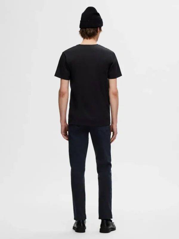 T-shirts>SELECTED 3-PAK BOMULD T-SHIRT Black