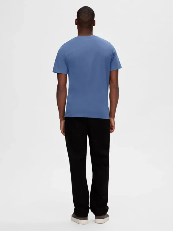 T-shirts>SELECTED 3-PAK BOMULD T-SHIRT Blue