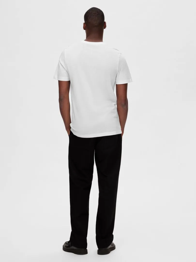 pak_bomuld_tshirt_4-5.webp T-shirts>SELECTED 3-PAK BOMULD T-SHIRT Black