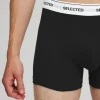 Undertøj>SELECTED 5-PAK BOXERSHORTS Black