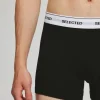 Undertøj>SELECTED 3-PAK BOXERSHORTS Black