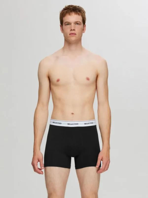 Undertøj>SELECTED 3-PAK BOXERSHORTS White