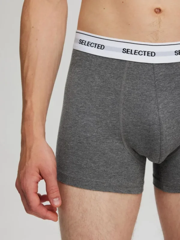Undertøj>SELECTED 3-PAK BOXERSHORTS White