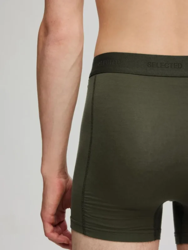 Undertøj>SELECTED 3-PAK BOXERSHORTS Green