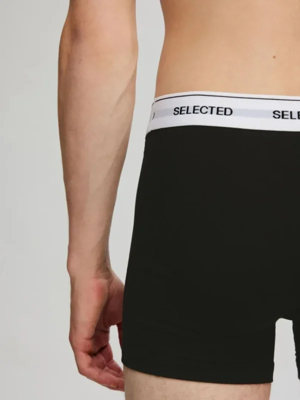 Undertøj>SELECTED 3-PAK BOXERSHORTS Black