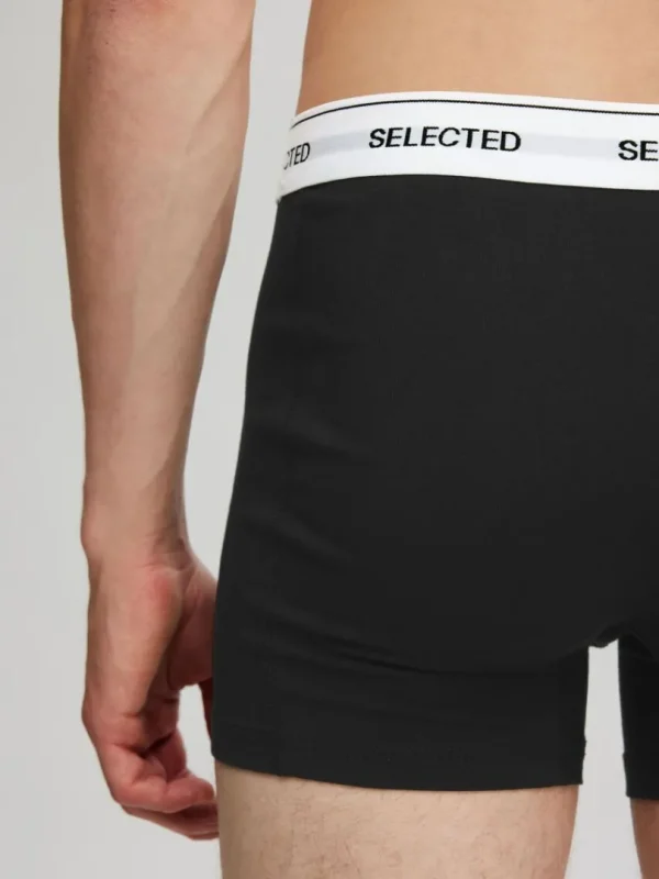 Undertøj>SELECTED 5-PAK BOXERSHORTS Black