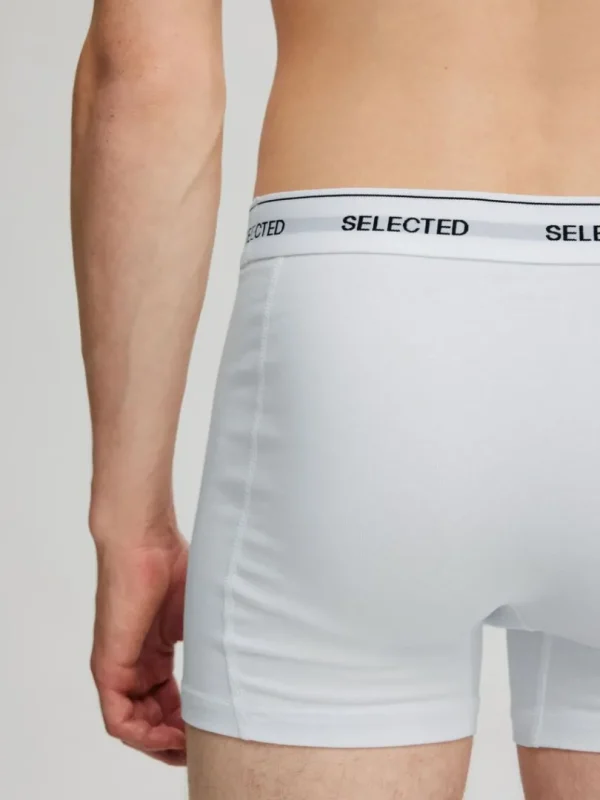 Undertøj>SELECTED 3-PAK BOXERSHORTS White