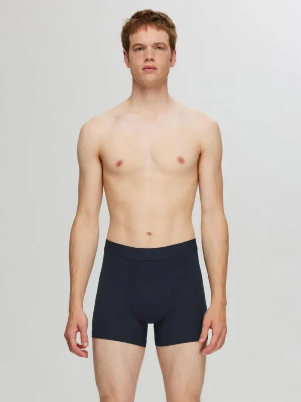 Undertøj>SELECTED 3-PAK BOXERSHORTS Blue