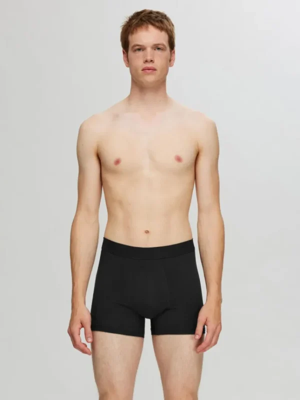 Undertøj>SELECTED 3-PAK BOXERSHORTS Black