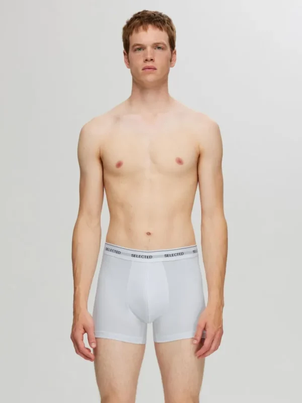Undertøj>SELECTED 5-PAK BOXERSHORTS White