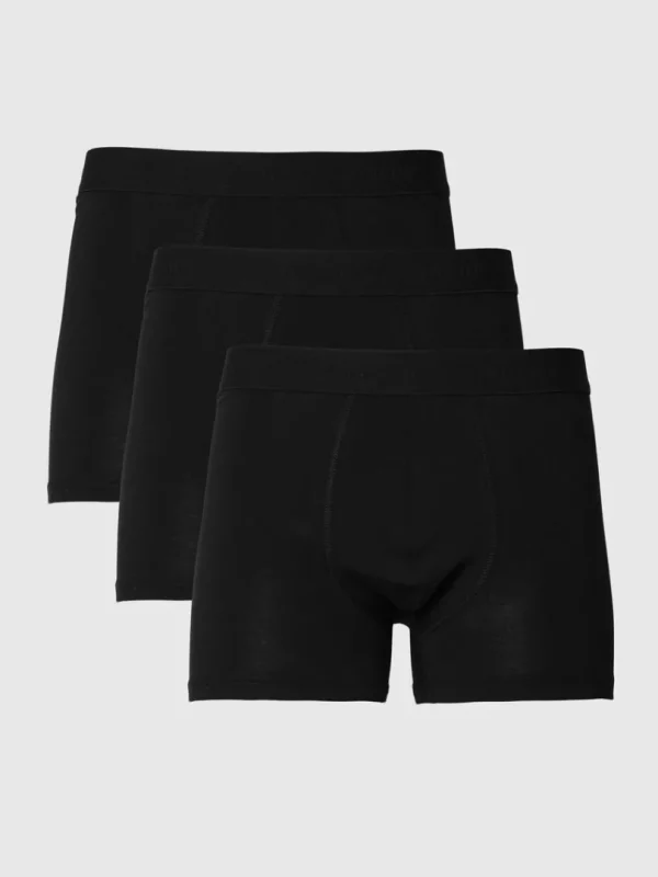 Undertøj>SELECTED 3-PAK BOXERSHORTS Black