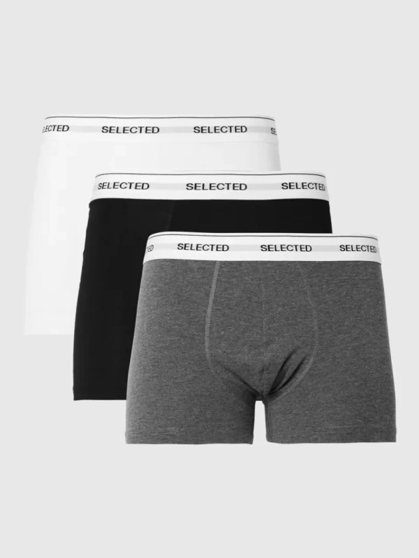 Undertøj>SELECTED 3-PAK BOXERSHORTS White