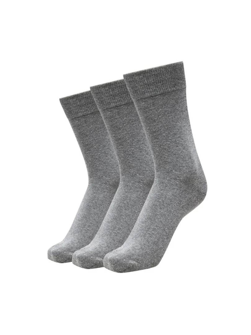 pak_strmper_1-5.webp Strømper>SELECTED 3-PAK STRØMPER Grey