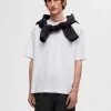 T-shirts>SELECTED 3 PAK T-SHIRT MED RUND HALS White