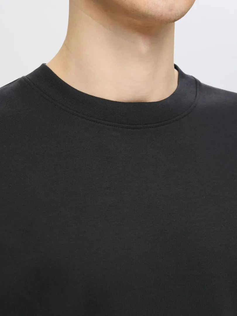 pak_tshirt_med_rund_hals_3-2.webp T-shirts>SELECTED 3 PAK T-SHIRT MED RUND HALS Black