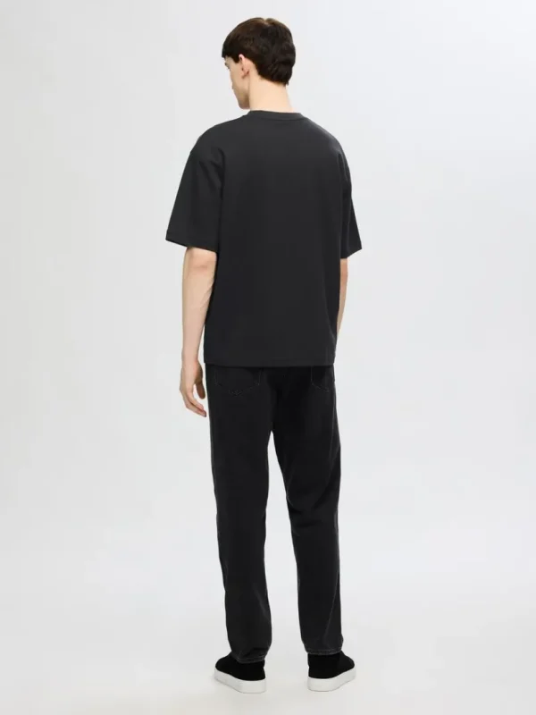 T-shirts>SELECTED 3 PAK T-SHIRT MED RUND HALS Black