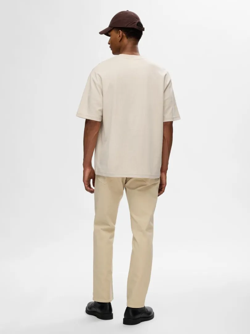 pak_tshirt_med_rund_hals_4.webp T-shirts>SELECTED 3 PAK T-SHIRT MED RUND HALS Beige