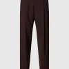 Bukser | Jakkesæt & Blazers>SELECTED PLISSERET LØSTSIDDENDE BUKSER Brown