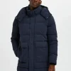 Overtøj>SELECTED POLSTRET PARKA Blue