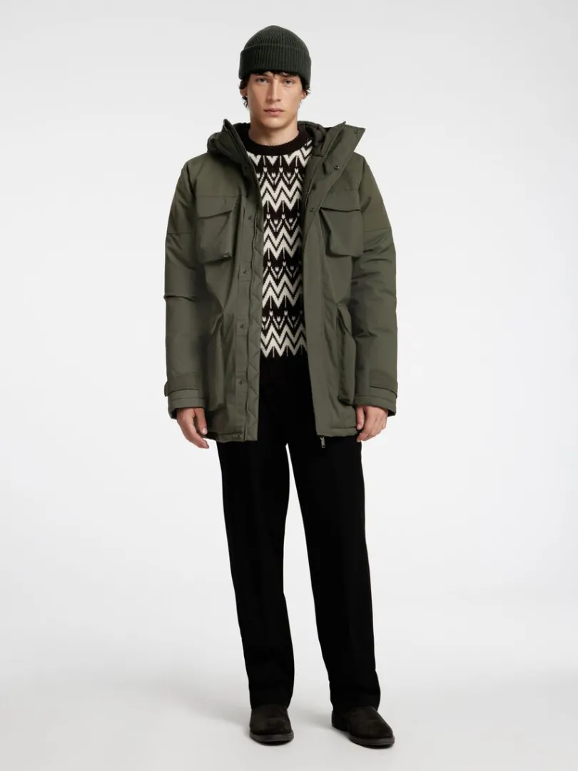 polstret_parka_2-2.webp Overtøj>SELECTED POLSTRET PARKA Green