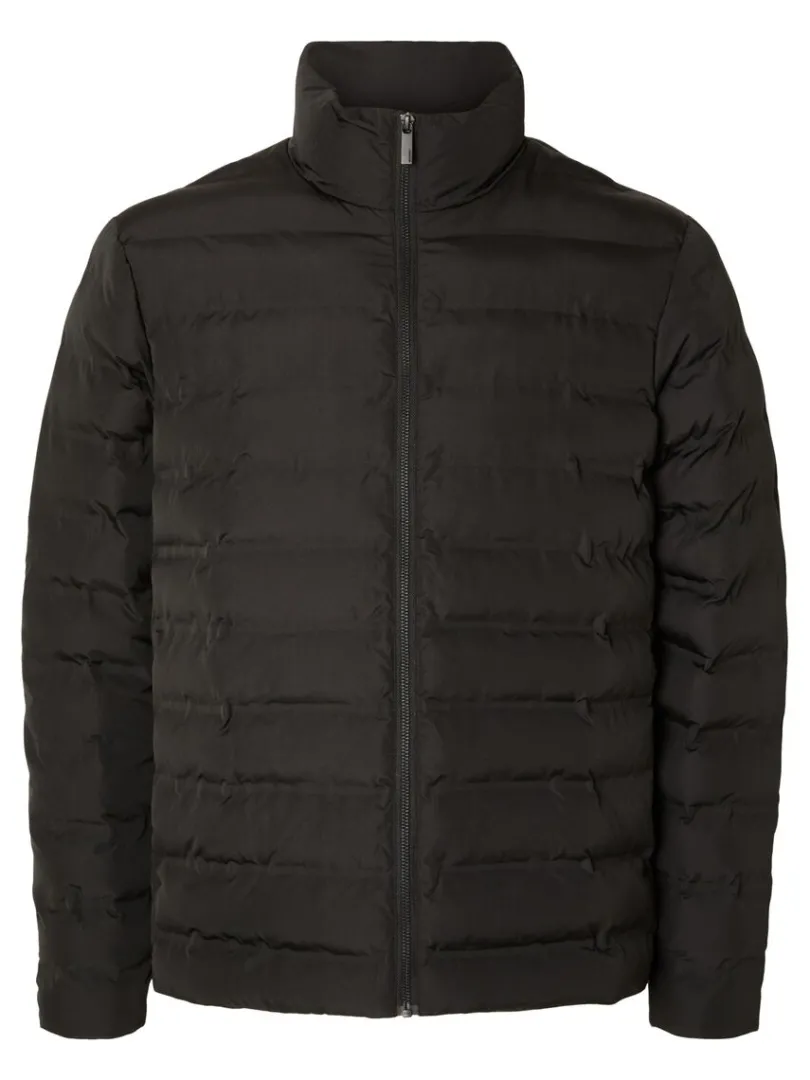 polstret_quiltet_jakke_3-2.webp Overtøj>SELECTED POLSTRET QUILTET JAKKE Black