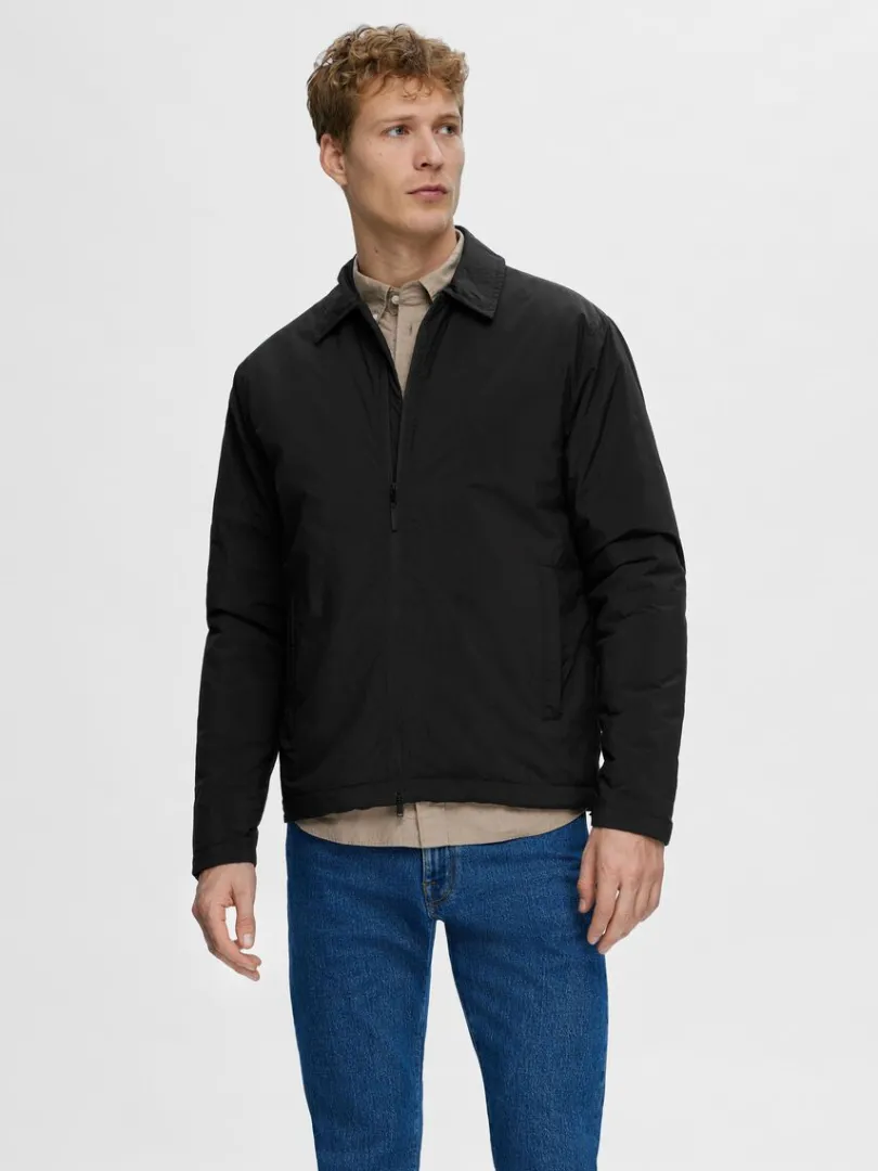 polstret_shacket_0-1.webp Overtøj>SELECTED POLSTRET SHACKET Black