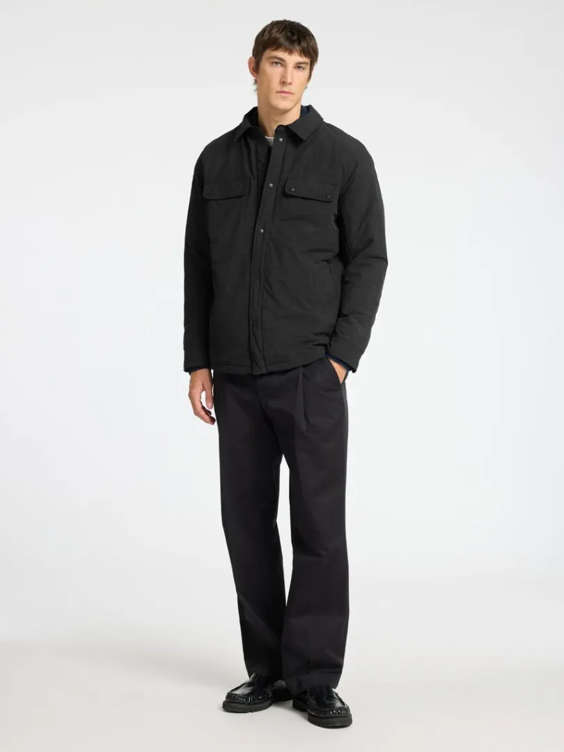 polstret_shacket_2.webp Overtøj>SELECTED POLSTRET SHACKET Black