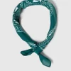 Accessories>SELECTED PRINTET HALSTØRKLÆDE Green