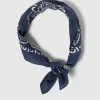 Accessories>SELECTED PRINTET HALSTØRKLÆDE Blue