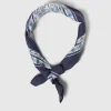 Accessories>SELECTED PRINTET HALSTØRKLÆDE Blue
