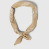 Accessories>SELECTED PRINTET HALSTØRKLÆDE Beige