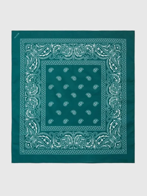 Accessories>SELECTED PRINTET HALSTØRKLÆDE Green