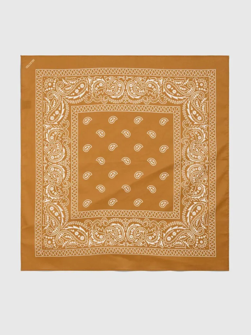 printet_halstrklde_2-6.webp Accessories>SELECTED PRINTET HALSTØRKLÆDE Orange