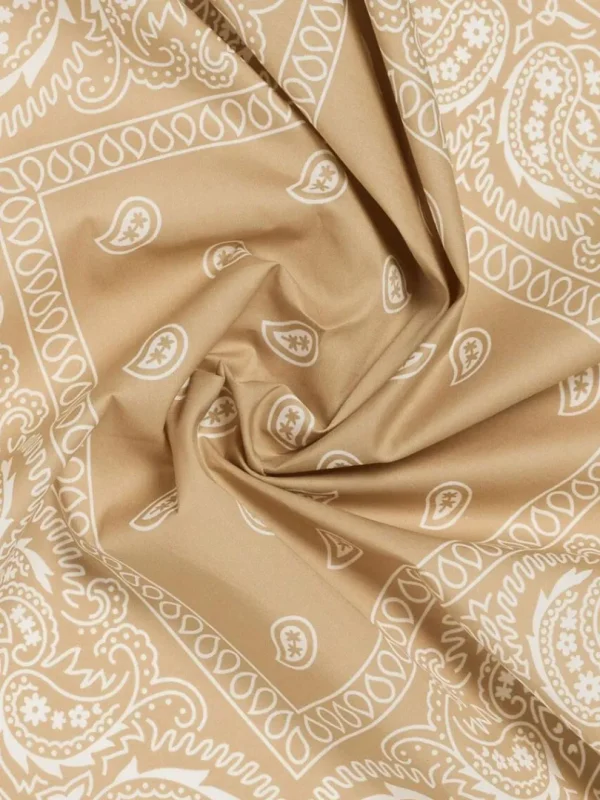 Accessories>SELECTED PRINTET HALSTØRKLÆDE Beige