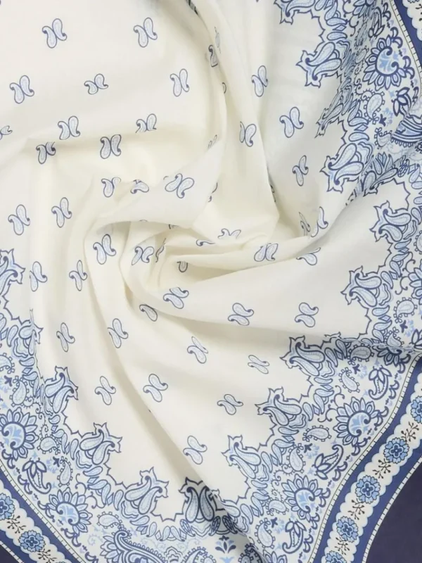 Accessories>SELECTED PRINTET HALSTØRKLÆDE Blue