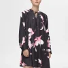 Kjoler>SELECTED PRINTET KORT KJOLE Pink