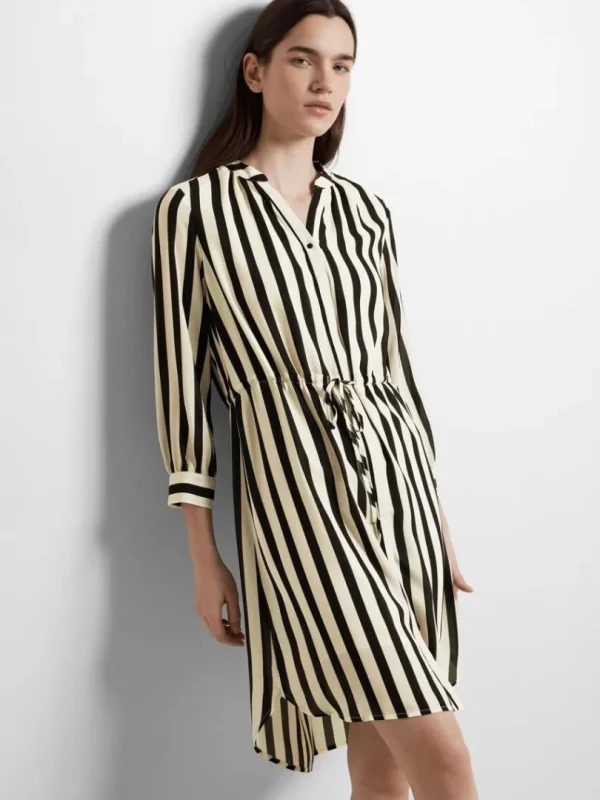Kjoler>SELECTED PRINTET KORT KJOLE Black