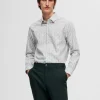 Skjorter>SELECTED PRINTET SLIM FIT SKJORTE Coloured