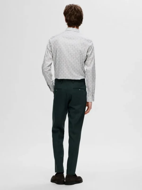 Skjorter>SELECTED PRINTET SLIM FIT SKJORTE Coloured