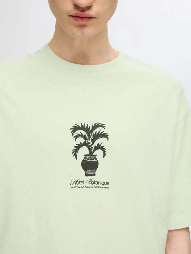 printet_tshirt_3-1.webp T-shirts>SELECTED PRINTET T-SHIRT Green