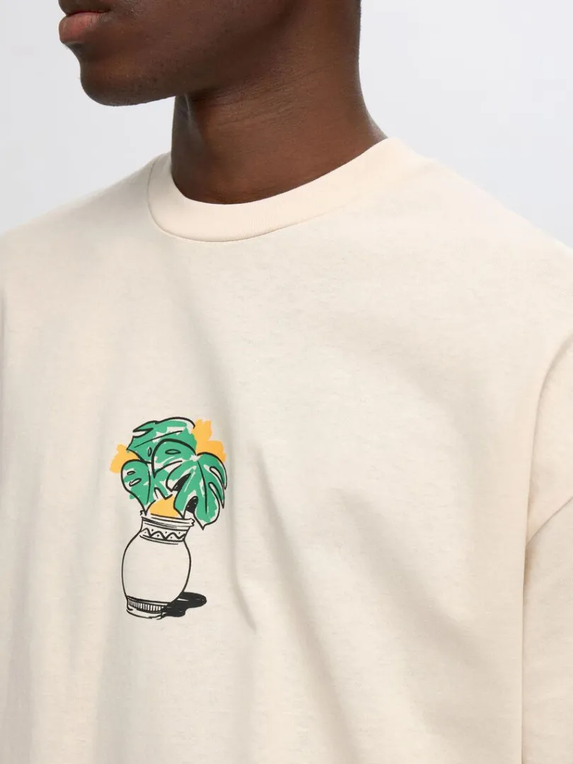 printet_tshirt_3-3.webp T-shirts>SELECTED PRINTET T-SHIRT Beige
