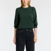 Toppe Og Bluser>SELECTED PUFÆRME SWEATSHIRT Green