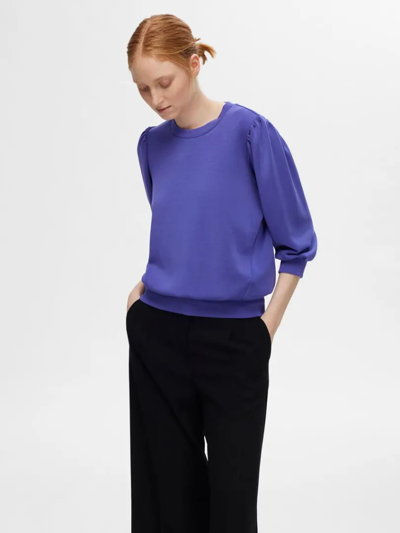 pufrme_sweatshirt_0-3.webp Toppe Og Bluser>SELECTED PUFÆRME SWEATSHIRT Purple